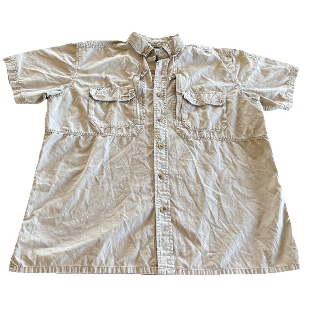Shirt Khaki EOTAC Men’s M Operator Grade Tactical Back Concealed Carry Pocket